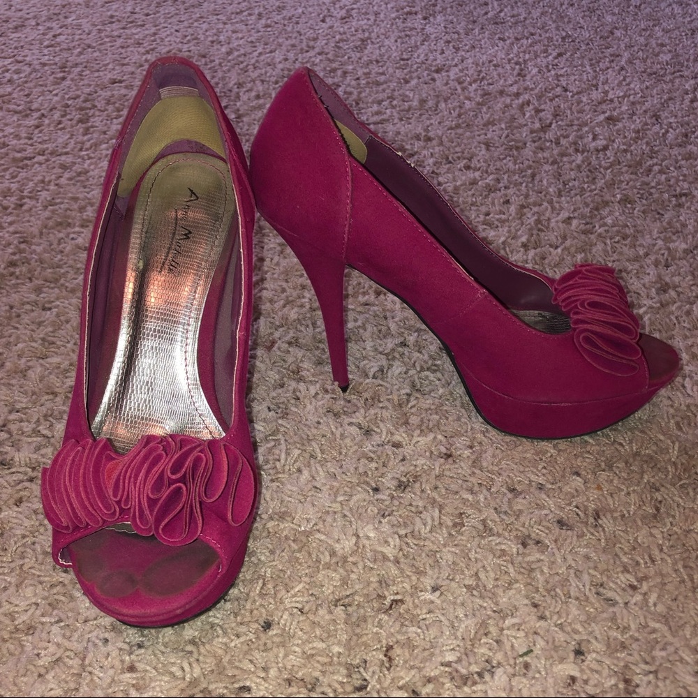 Pink heels